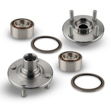 Pair Front Wheel Bearing Hubs Assembly For 1998-2002 Toyota Corolla Geo Prizm