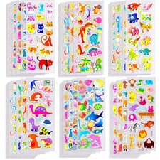 40 Sheets 1000 3D Puffy Children's Stickers for Gifts, Scrapbooking Rewards
