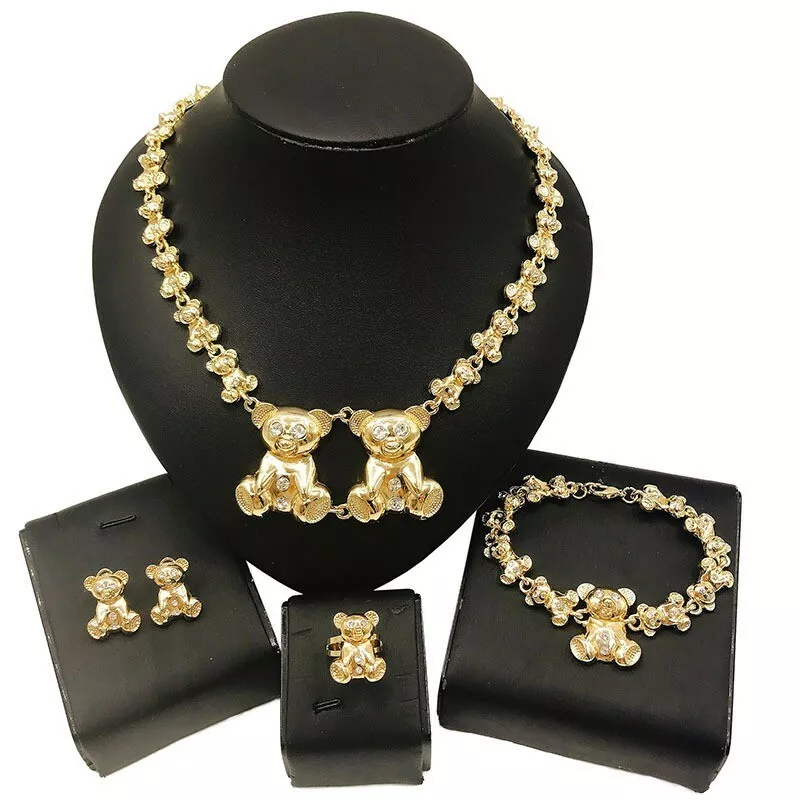Xo teddy bear best sale necklace