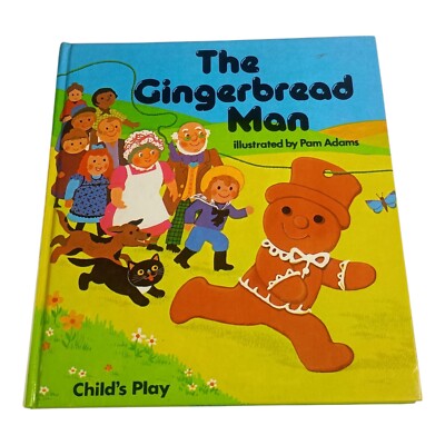 The Gingerbread Man Pam Adams Interactive Ginger Bread Man Vintage Child's Play