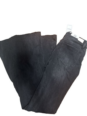 Judy Blue High Waist Super Flare Jeans Black/dark Wash