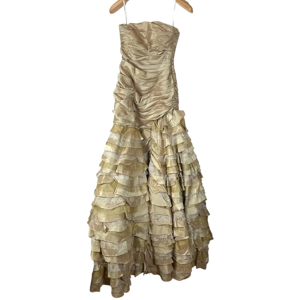 Prom Gold 1980s Vintage Dresses for Women for sale | eBay Prom Gold 1980s Vintage Dresses for Women for sale | eBay