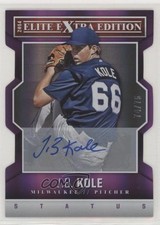 2014 Elite Extra Edition Status Purple Die-Cut Signatures /75 JB Kole Auto 11b4