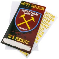 West Ham United Fc - Personalised Birthday Card - Cards Gift Wrap - F300Z