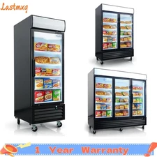 Commercial  Freezer Reach in Food Display Merchandiser Restaurant 81in/54in/27in