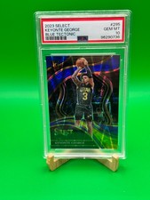 2023-24 Courtside Keyonte George #295 Blue Tectonic Prizm /99 (RC) PSA 10