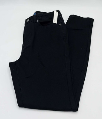 Amazon Essentials Damen-Skinny-Jeans mit hoher Taille 38 Schwarz