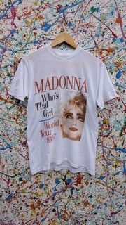 Vintage Madonna Band Tee Tshirt 1987 Tour Europe Small 80s Single Stitch Unisex