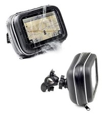 Waterproof Motorcycle Handlebar Mount with Waterproof Case for 5" 5'' GPS