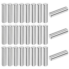 50-Pack 5 x 20mm Dowel Pin for Metal Devices Silver Tone