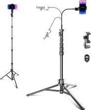 CBOFOTO Pe Tripod Stand with Goosene, Remote and Pe Holder,