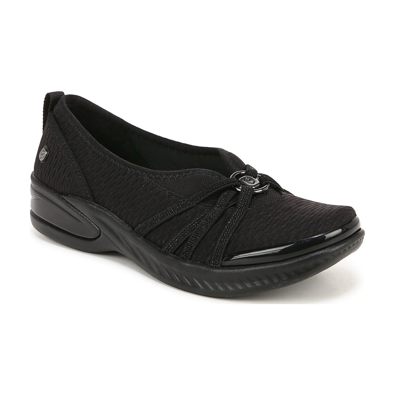 Bzees Niche Slip On Flats Women 7 Black