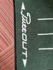 Puttout Green Golf Putting Mat 