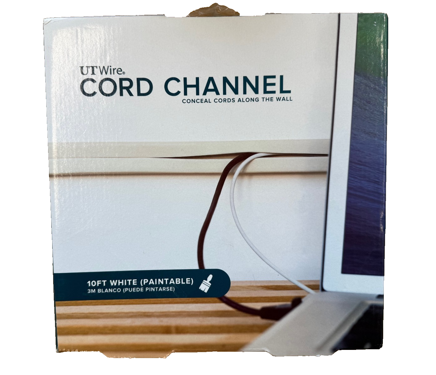 Ut Wire UT Wire 10 Ft. Cord Channel - Paintable White C1501 0014 for sale ...