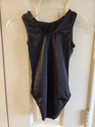 GK Elite Black WOGA Gymnastics Leotard CS Child Small — photo 2