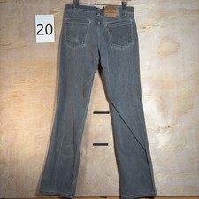 Vintage Levis 517 Orange Tab Jeans Mens 34x33 Black Denim Bootcut Made In USA