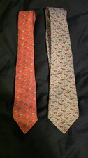 2 Vineyard Vines Boys Silk Ties Lobster And Scuba Mask