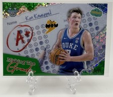 Kon Knueppel 2024-25 Bowman Best U University Green Mini-Diamond Refractor /99!