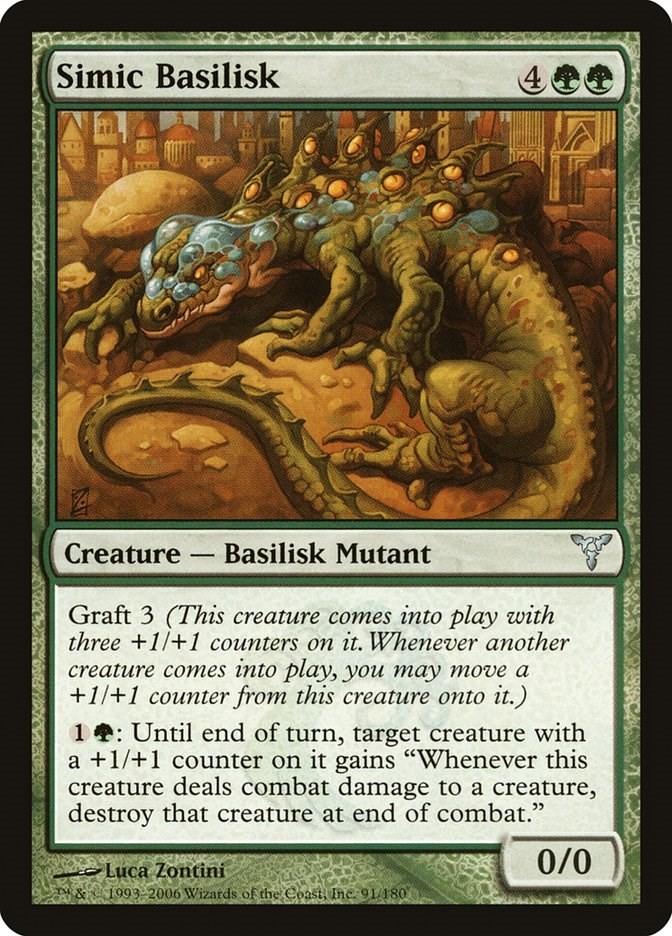 Dissension Simic Basilisk MTG Magic the Gathering NM