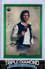 2025 Topps Star Wars Meiyo #RA-15 Han Solo Rebel Alliance Green #06/25 W90
