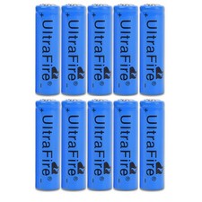 10pcs 18mm 65mm Rechargeable Batterie.s Li-ion 3.7V USA FAST SHIPPING