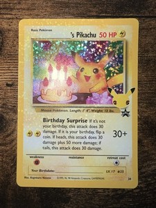 Pokemon Birthday Pikachu | eBay