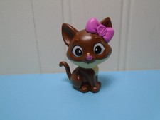 MATTEL BARBIE KITTY CAT WITH PINK BOW 2" FIGURE MA1345A