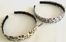 Headband Aliceband 2.5 Cm Wide Satin Animal Leopard Cheetah Print Hair band