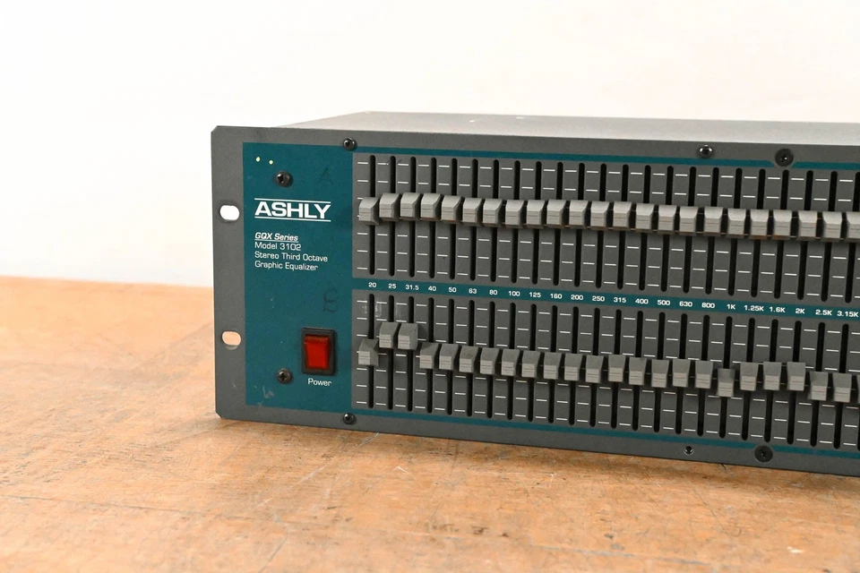 Ashly GQX-3102 2-Channel 31-Band Graphic Equalizer CG01SH5 - Image 4 of 4