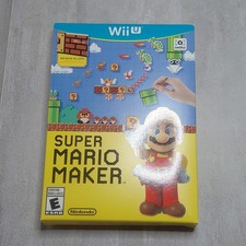 Nintendo Super Mario Maker Platformer Multiplayer amiibo Idea Book Wii U