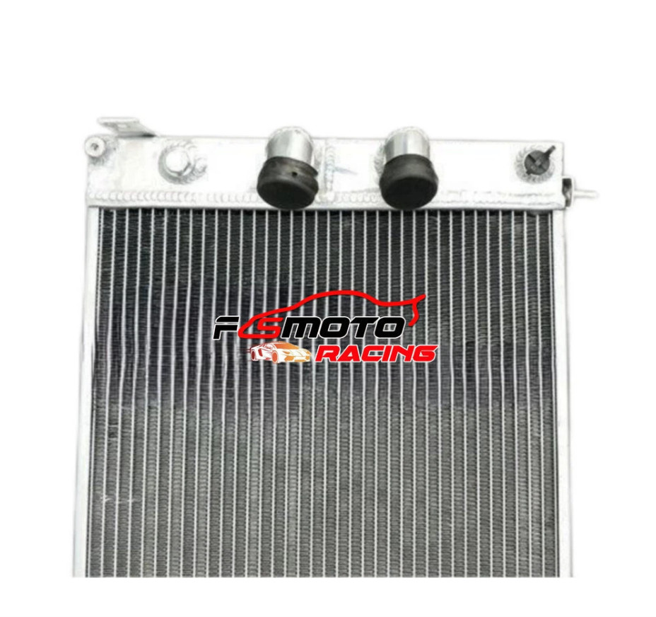 Aluminum Radiator &Fans For 1971-1989 Ferrari DeTomaso De Tomaso Pantera 5.8L V8