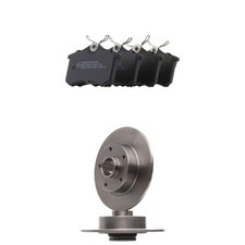 RIDEX Bremsenset Hinten Bremsscheiben Beläge für RENAULT Clio IV Schrägheck (BH)