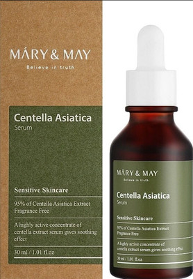 Mary & May Centella Asiatica Serum, Fragrance Free, 1.01 fl oz (30 ml)