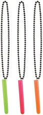 Beads w/NeonTest Tube Shot of Size 33"/ _ Oz for Halloween - Beistle