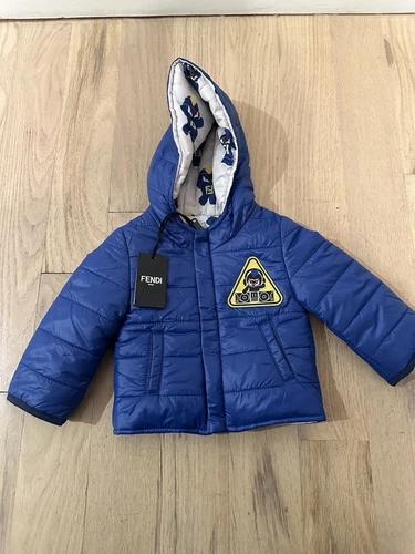 Giacca Fendi bambino ragazzo logo mostro 3m