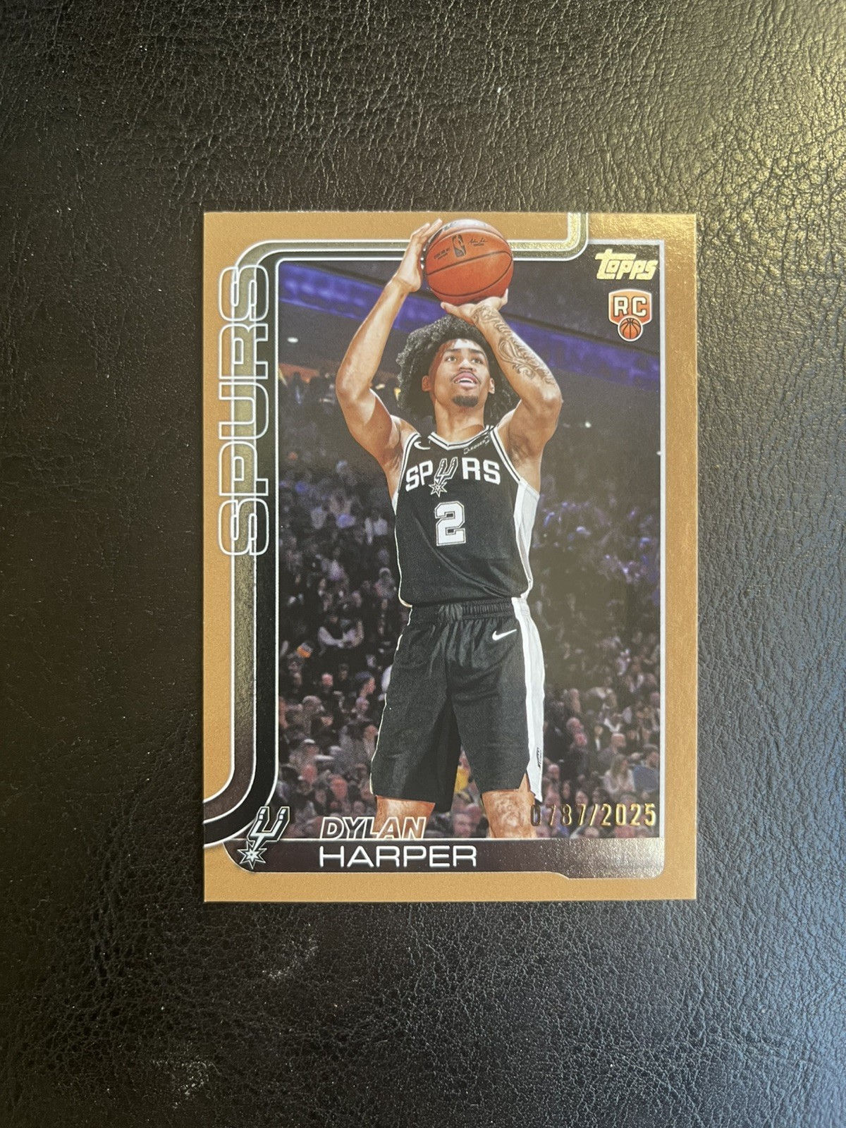 2025-26 Topps Dylan Harper #202 Gold /2025 Rookie RC