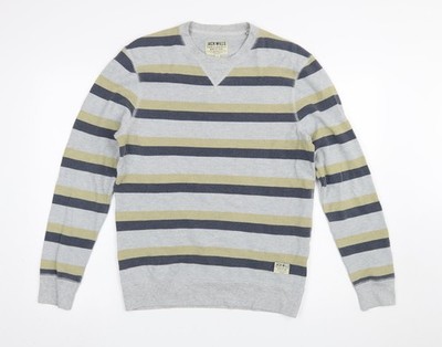 Grauer Pullover Sweatshirt Herren UK Größe S Jack Wills