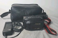 JVC Vhs-c Gr-Axm25 Compact Vhs 3" Lcd Comes With Bag And Charger No Battery
