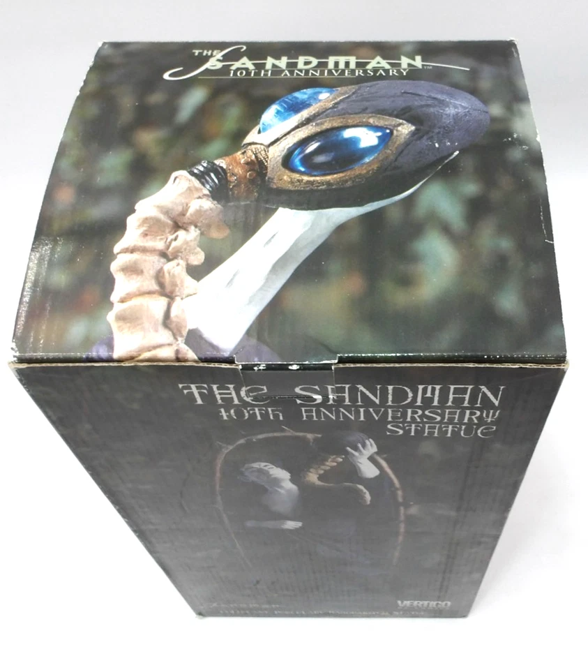 Estatua de porcelana Sandman 10 aniversario 12" LE #3797/5000 Vertigo DC Comics Foto 2 de 4
