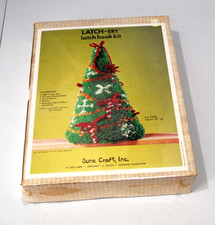 Christmas Latch-ery Latch Hook Tree Kit 16" Does not include Latch Hook Tool.