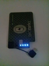 Aquavault Charge Card model AV10 - 2300mAh Capacity Portable Charger Used Mint