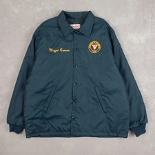 Birdie Vintage Township Padded Coach Jacket Large Men's 1990s USA Made Blue