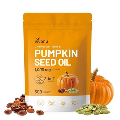 Pumpkin Seed Oil Saw Palmetto 3000 mg - Bladder Health,*Immune Support 300 Pills