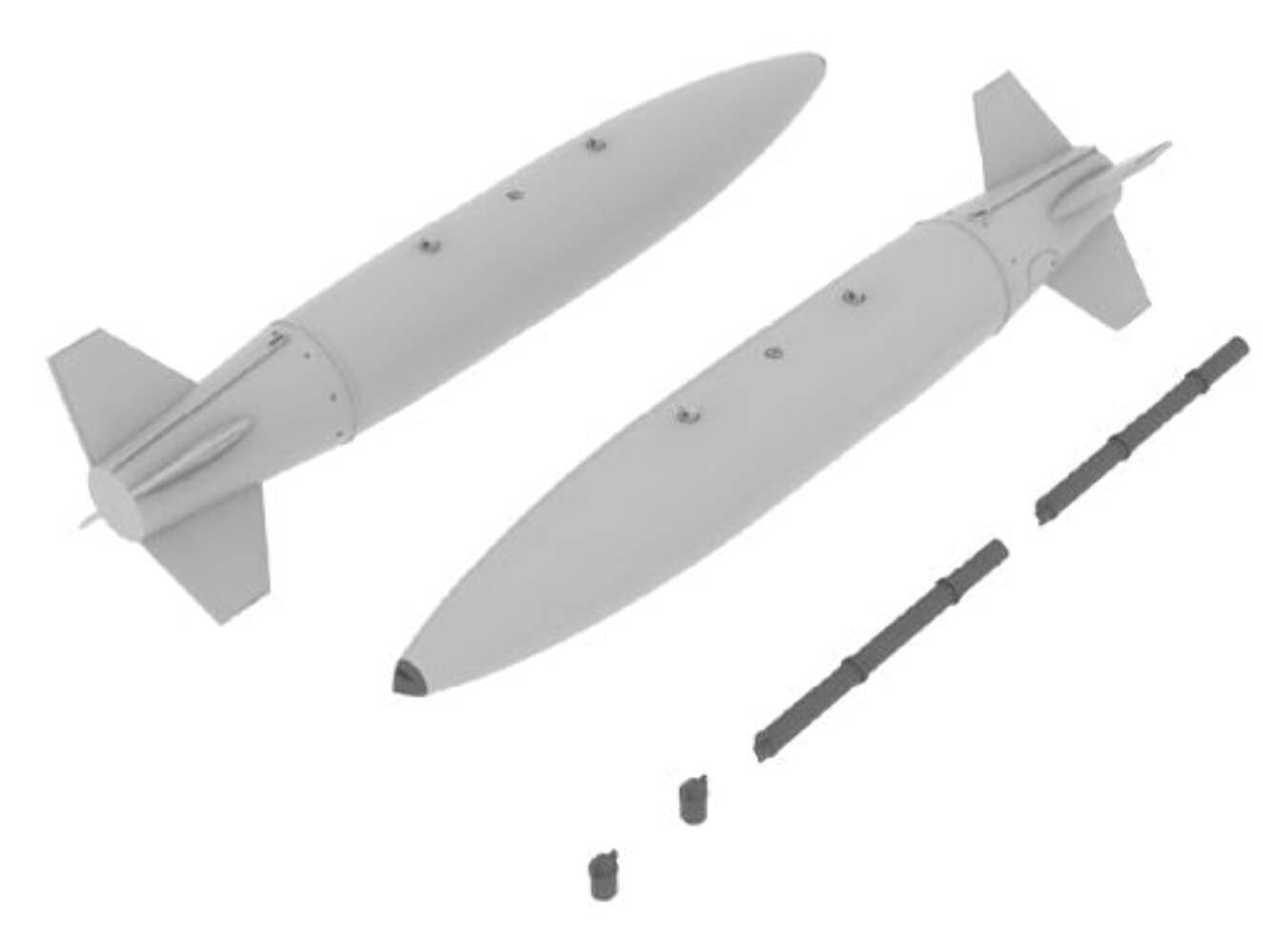 Eduard Brassin 648221 1:48 Mk.84 bombs retarded fin