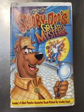 Cartoon Network Scooby-Doos Great Mysteries VHS Tape Used Clamshell
