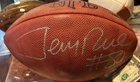 JERRY RICE SAN FRANCISCO 49ers RAIDERS SIGNED WILSON OFFICIAL NFL FOOTBALL JSA
