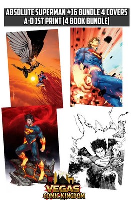 ABSOLUTE SUPERMAN #16 Bundle 4 Covers A-D 1st Print [4 Book Bundle]