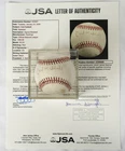 Carl Hubbell Autographed ONL Giamatti Rawlings Baseball w/ JSA LOA