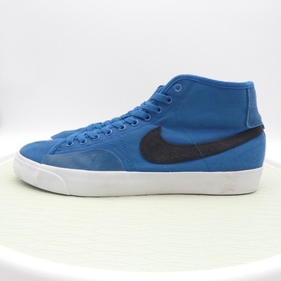 Nike SB Blazer Court Mid Premium Signal Blue Black FB1378-408 Mens 12