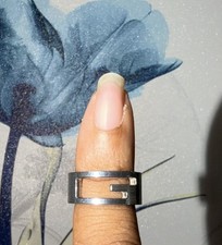 Gucci Silver G Ring   Size 4   Authentic   Se...